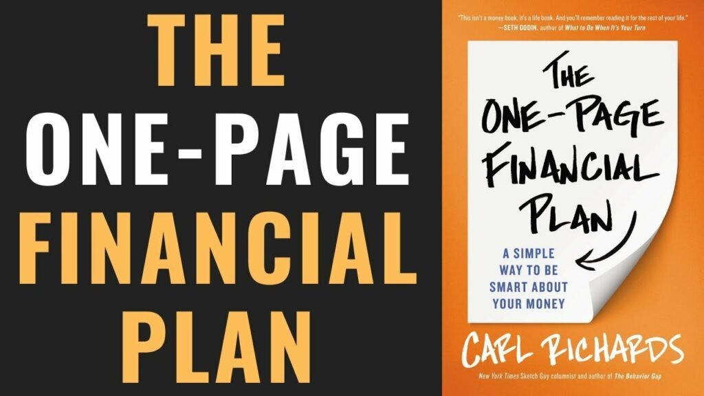 ملخص كتاب الخطة المالية من صفحة واحدة The One-Page Financial Plan